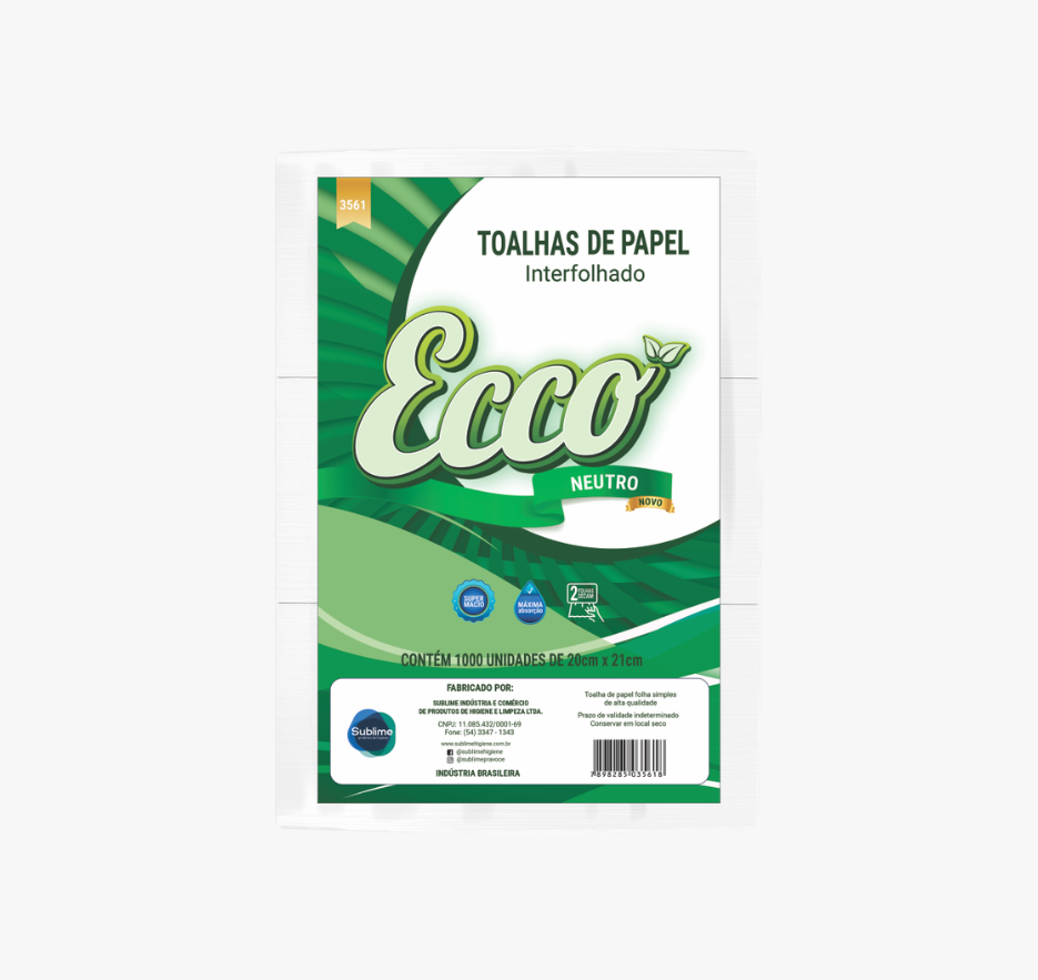 PAPEL TOALHA ECCO INTERFOLHA