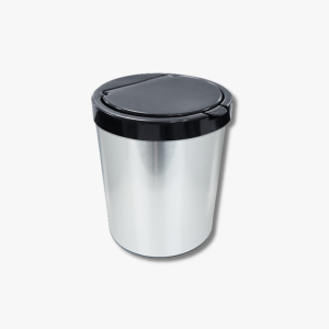 LIXEIRA METALIZADA COM TAMPA CLICK - 10L